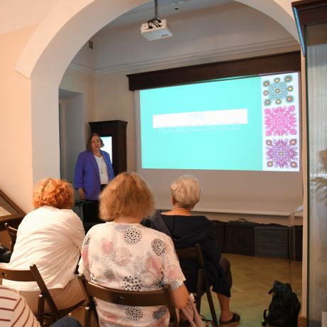 Wykład poświęcony historii Dni Kolbergowskich w Muzeum Kolberga