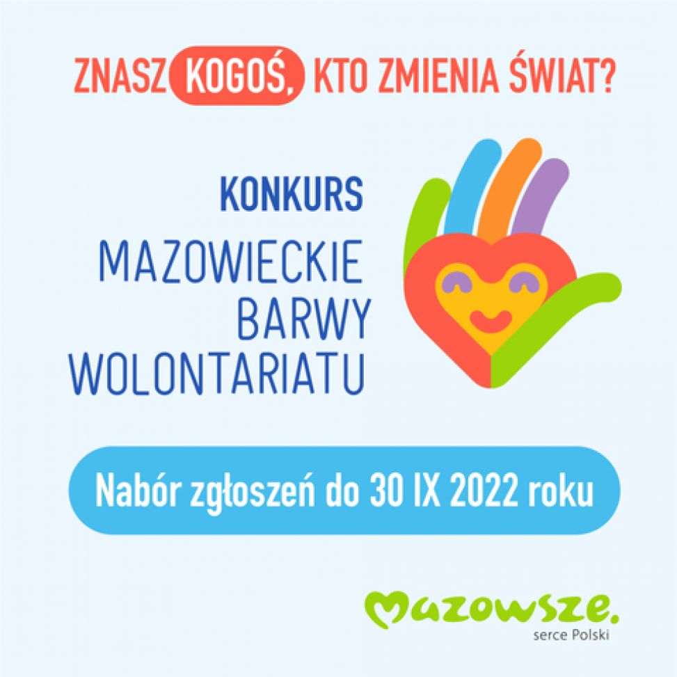 Zgłoś swojego Wolontariusza w konkursie 