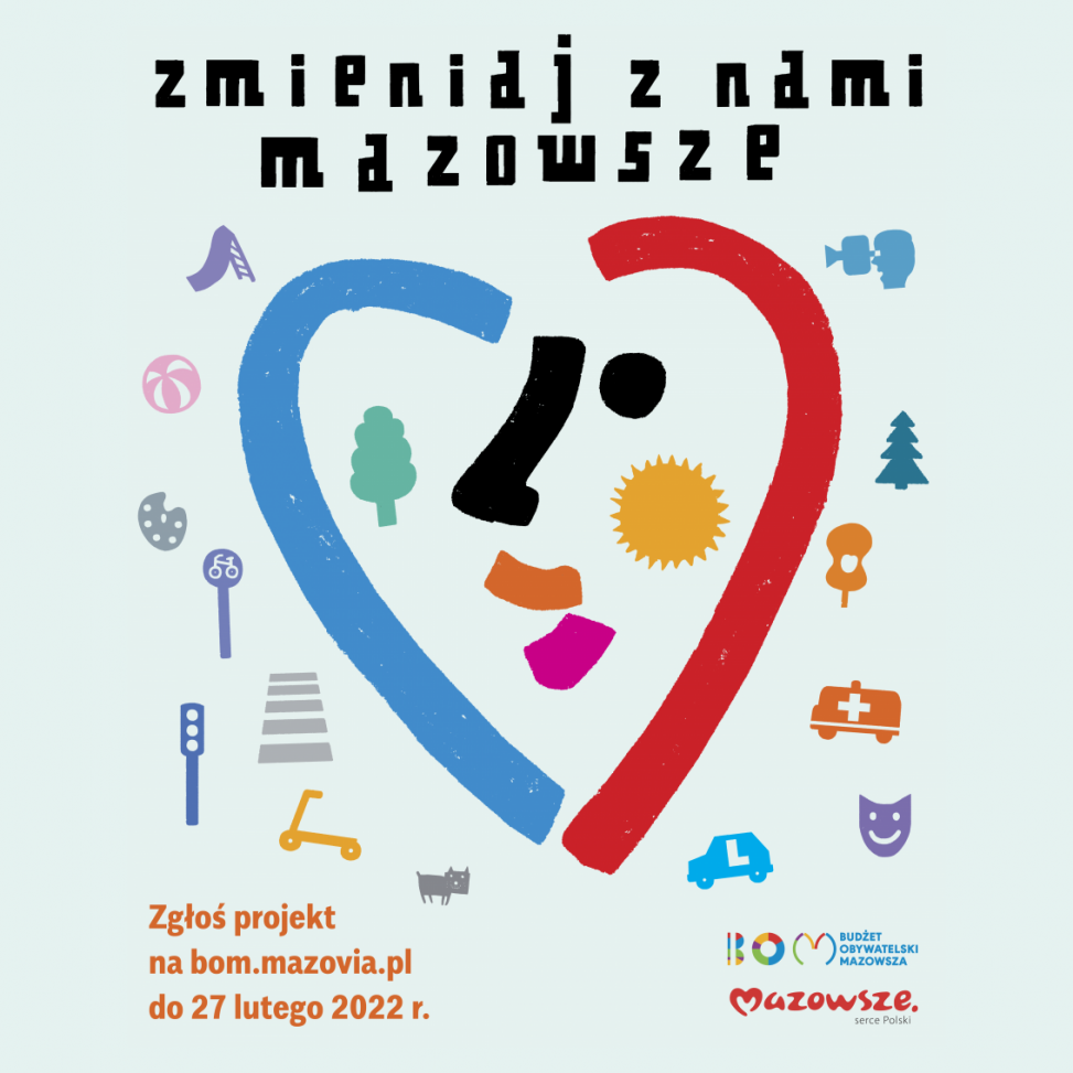 UWAGA - termin naboru projektów do Budżetu Obywatelskiego Mazowsza wydłużony.