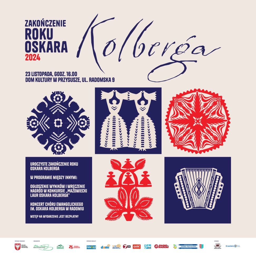 Zapraszamy na uroczyste Zakończenie Roku Oskara Kolberga!
