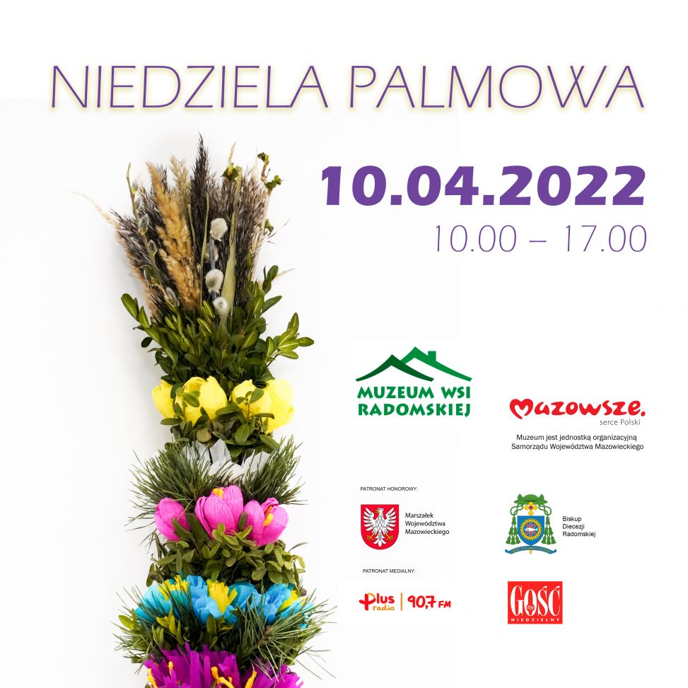 Niedziela Palmowa w Muzeum
ZAPROSZENIE