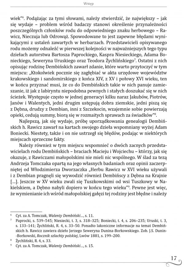 Dembińscy herbu Rawicz w XVIII wieku. Genealogia - działalność publiczna - gospodarka , Kamil Szpunar