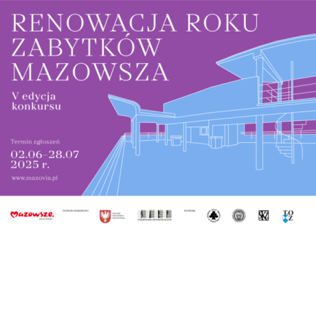 Rusza V edycja konkursu „Renowacja Roku Zabytków Mazowsza”